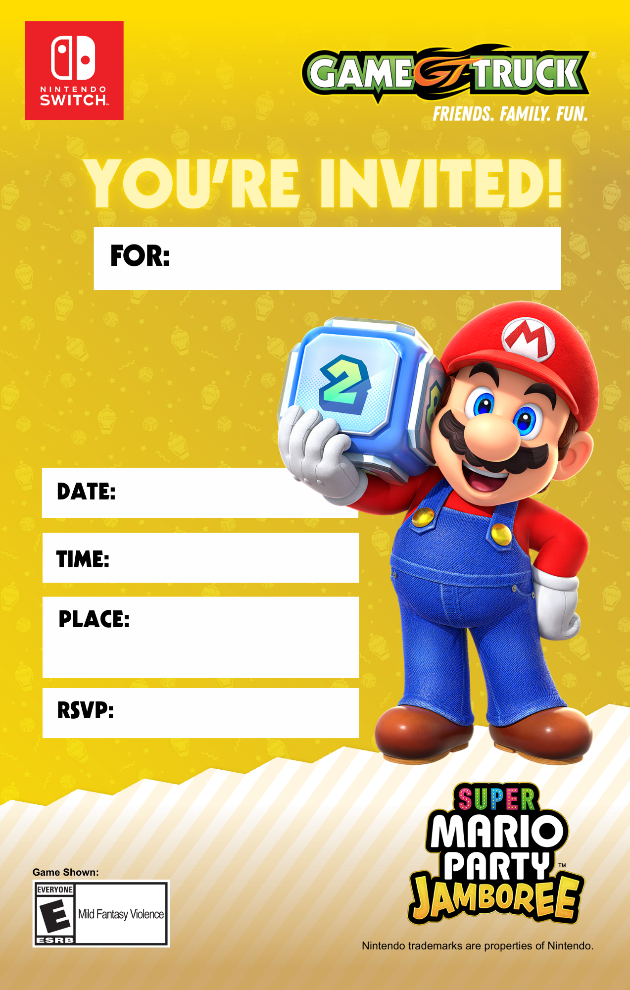 Super Mario Party Jamboree - Mario Invite